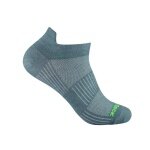 Wrightsock Sportsocken Sneaker Coolmesh II (mit Stabilisierungsfunktion) stahlgrau/blau - 1 Paar