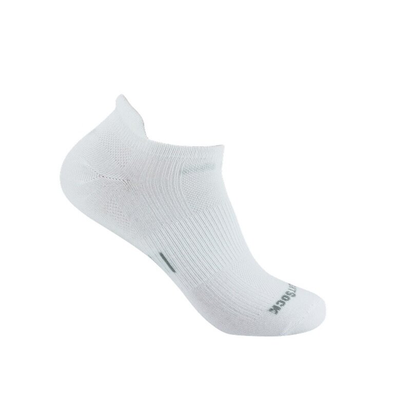 Wrightsock Laufsocke Sneaker Coolmesh II Run Tab (dünn, gepolstert) weiss - 1 Paar