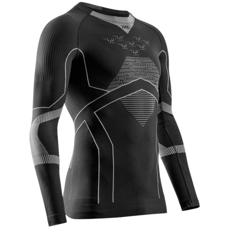 X-Bionic Funktions-Langarmshirt Energy Accumulator Light (ideale Thermoregulation) Unterwäsche schwarz/grau Herren