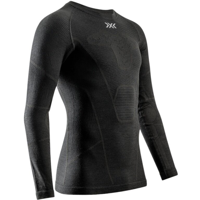 X-Bionic Funktions-Langarmshirt Symbio Merino (Merinowolle) Unterwäsche schwarz Herren