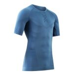 X-Bionic Laufshirt Xceed Ride Run Shirt (optimale Thermoregulation) slateblau/marine Herren