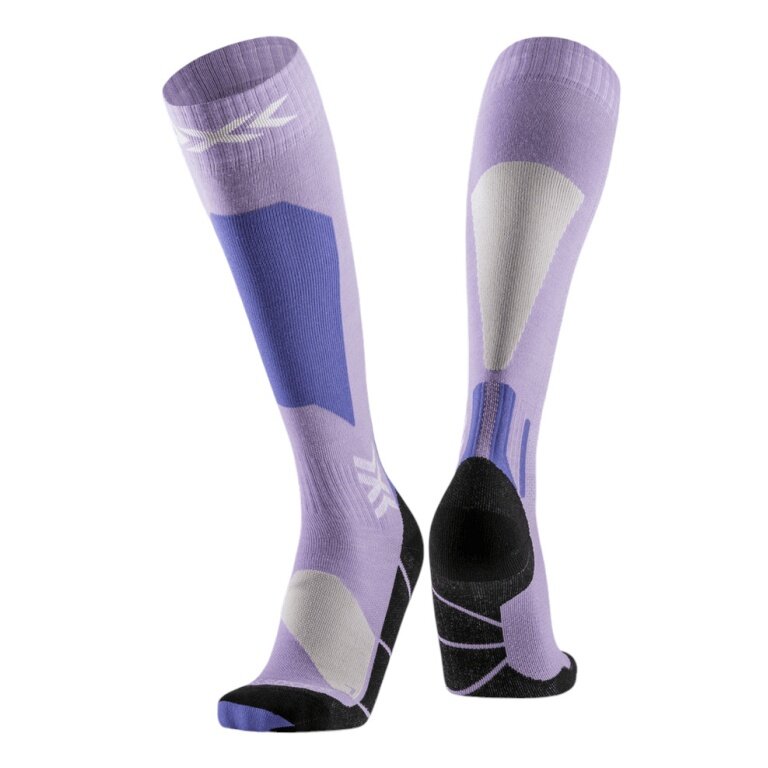 X-Socks Skisocke Ski Discover Merino OTC (Merinowolle) lavender/sand Herren - 1 Paar