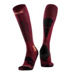 X-Socks Skisocke Ski Perform OTC dunkelrot Herren - 1 Paar