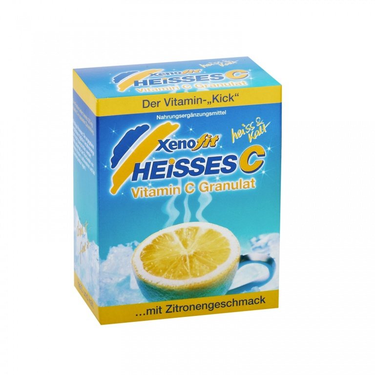 Xenofit Heisses C (Nahrungsergänzungsmittel Vitamin C) - 10x9g Box