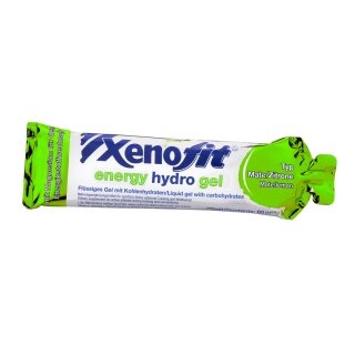 Xenofit EnergyGel Hydro (Nahrungsergänzungsmittel mit Zink und Magnesium) mate/zitrone - 21x60ml Box