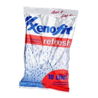 Xenofit Sportgetränk Refresh (Mineraldrink mit C-Vitaminen) Frucht Mix 600g Beutel für 10 Liter