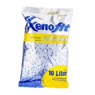 Xenofit Sportgetränk Refresh (Mineraldrink mit C-Vitaminen) Orange 600g Beutel für 10 Liter