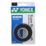 Yonex Overgrip Super Grap Tough 0.65mm schwarz 3er