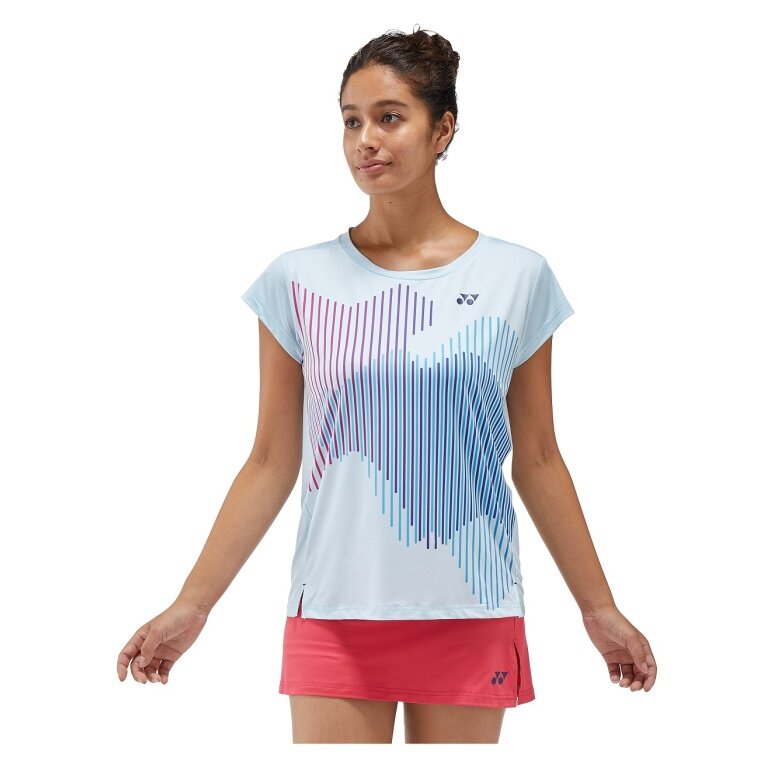 Yonex Tennis-Shirt Crew Neck US Open 2024 mintblau Damen