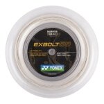 Yonex Badmintonsaite Exbolt 68 (Haltbarkeit) weiss 200m Rolle