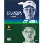 Yonex Tennissaite Poly Tour Drive Soft 1.25 (Haltbarkeit+Kontrolle) gelb 12m Set