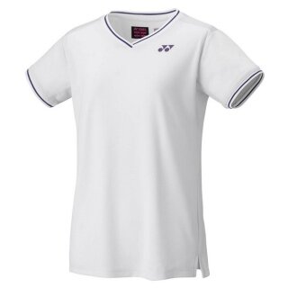 Yonex Sport-Tshirt Crew Neck Wimbledon 2024 (offizielles Shirt der Nationalmannschaft) weiss Damen