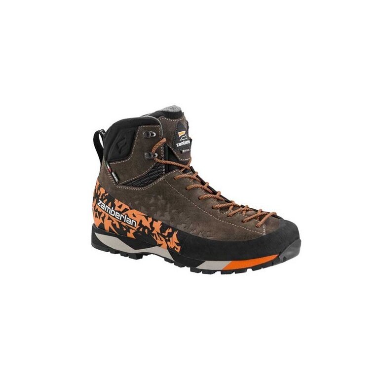 Zamberlan Trekking-Wanderschuhe Salathe Trek GTX RR (Veloursleder, wasserdicht) braun/orange Herren