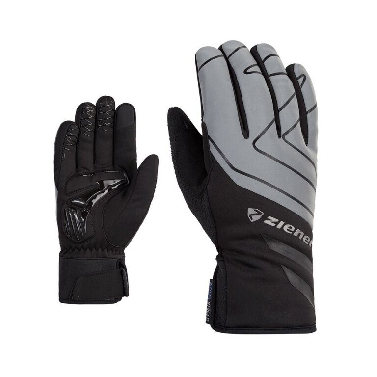 Ziener Winter Fahrrad-Handschuh Daly Touch schwarz/grau 1 - online gepolsterte AS® ) (wasserdicht, Paar Innenhand bestellen