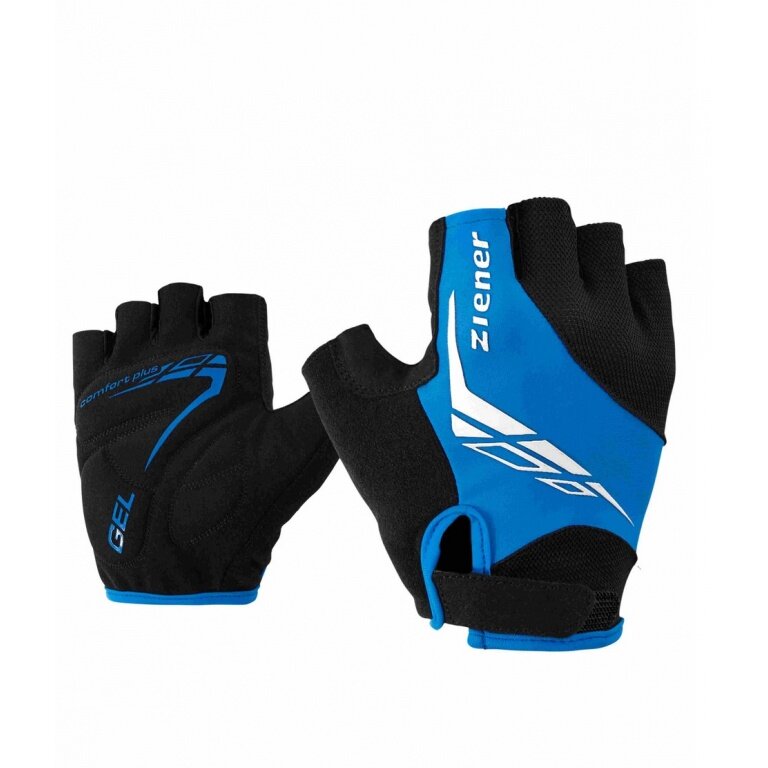 Ziener Fahrrad-Handschuhe Ceniz (Gel Polsterung, Ausziehhilfe) online 1 bestellen schwarz/blau- Paar