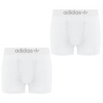 adidas Boxershorts Originals Comfort Flex weiss Herren 2er Pack