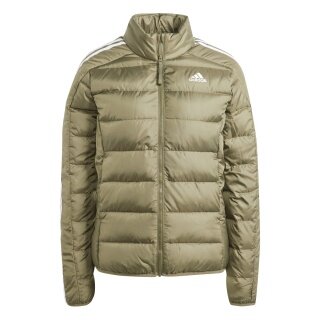 adidas Winter-Daunenjacke Essentials 3-Streifen Light (wasserabweisend) olivegrün Damen