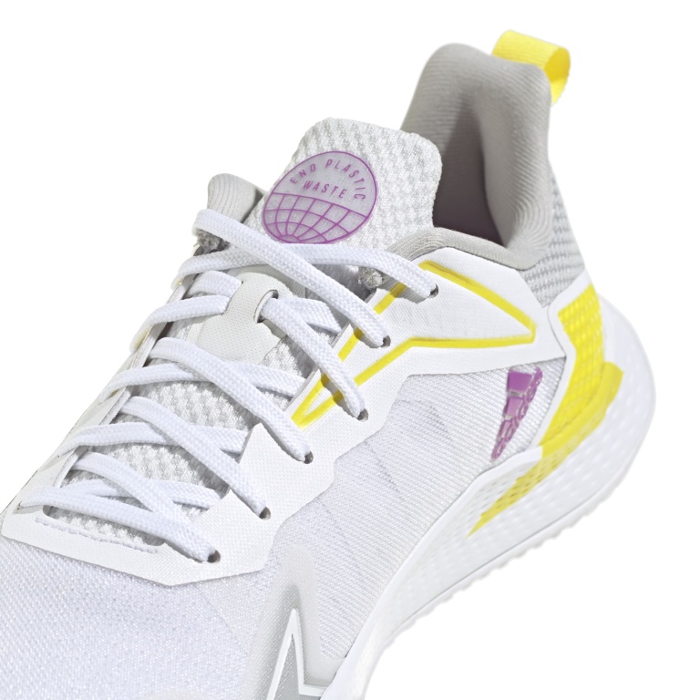 Defiant adidas Damen Allcourt Speed Tennisschuhe bestellen online weiss/gelb/lila