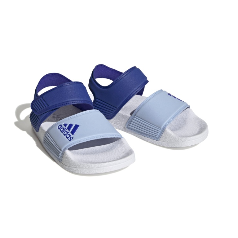 adidas blau/hellblau Sandale online versandkostenfrei Kinder Badeschuhe bestellen (Klettverschluss) Adilette