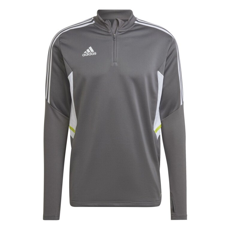 adidas Langarmshirt Condivo 22 Top (rec. Polyester, bequem Passform) grau Herren