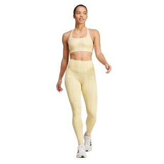 adidas Sport-Leggings Optime Full-Length Print (Tight, hoher Bund) gelb Damen