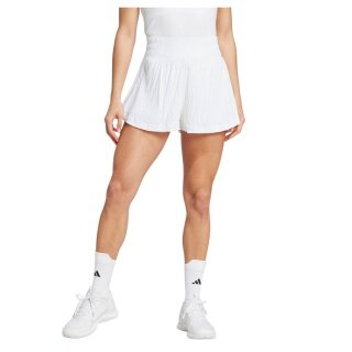 adidas Tennishose Pro Aeroready Seersucker Shorts (Rock, feuchtigkeitsabsorbierend) weiss Damen