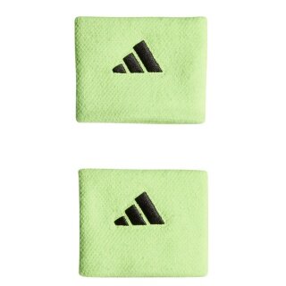 adidas Schweissband Handgelenk Small limegrün - 2 Stück