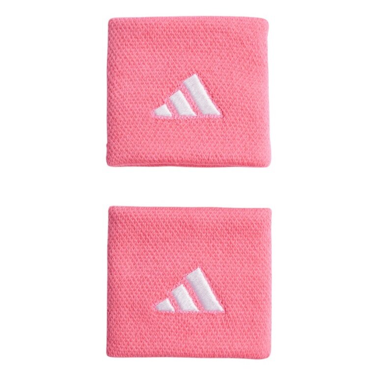 adidas Schweissband Handgelenk Small pink - 2 Stück