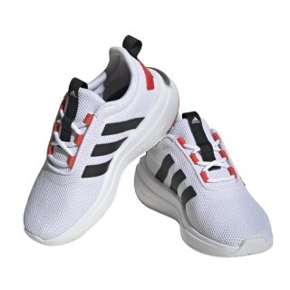 adidas Sneaker-Laufschuhe Racer TR23 (Dämpfung) weiss/schwarz/rot Kinder