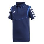 adidas Sport-Polo Tiro 19 Cotton (Baumwolle, feuchtigkeitsableitend) dunkelblau Jungen