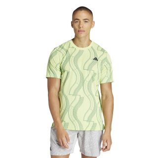 adidas Tennis-Tshirt Club Graphic grün Herren