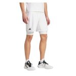 adidas Tennishose Pro Aeroready 2in1 (Short+Tight) weiss Herren