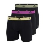 adidas Unterwäsche Boxershorts Brief mehrfarbig schwarz - 3 Stück