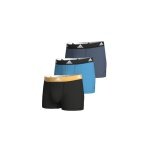 adidas Unterwäsche Boxershorts Trunk Cotton navy/blau/schwarz - 3 Stück