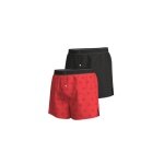 adidas Unterwäsche Boxershorts Woven rot/schwarz - 2 Stück