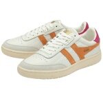 Gola Sneaker Falcon Leder weiss/apricot/fuchsia Damen