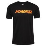 hummel Freizeit-Tshirt hmlGRAPHIC Bold Logo Tee (Baumwolle) schwarz Herren