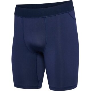 hummel Funktionshose hmlBL Performance Short Tight (Polyester, enganliegend) marineblau Herren