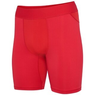 hummel Funktionshose hmlBL Performance Short Tight (Polyester, enganliegend) rot Herren