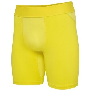 hummel Funktionshose hmlBL Performance Short Tight (Polyester, enganliegend) gelb Herren