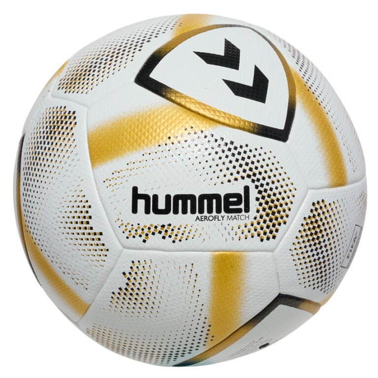 hummel Fussball hmlAEROFLY Match (Große 5) weiss/gold - 1 Ball