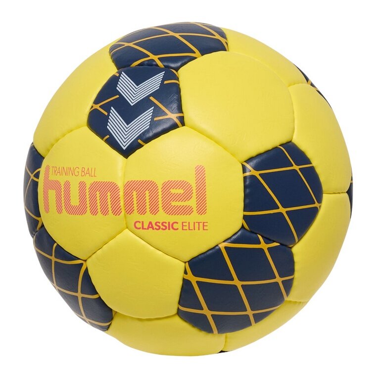 hummel Handball hmlClassic Elite HB (Größe 2) gelb/marineblau/orange - 1 Stück