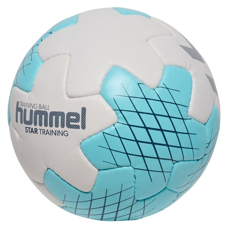 hummel Handball hmlSTAR Training HB (Größe 2) weiss/hellblau/marine - 1 Stück