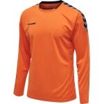 hummel Sport-Langarmshirt hmlAUTHENTIC Poly Jersey (leichter Jerseystoff) orange Herren