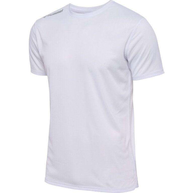 hummel Lauf-Shirt hmlRUN Jersey (atmungsaktiv, optimale Bewegungsfreiheit) weiss Herren