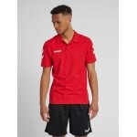 hummel Sport/Freizeit-Polo hmlGO Cotton (Baumwolle) Kurzarm rot Herren