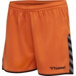 hummel Sporthose hmlAUTHENTIC Poly Shorts (leichter Jerseystoff, ohne Seitentaschen) Kurz orange Damen