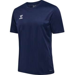 hummel Sport-Tshirt hmlESSENTIAL (100% rec. Polyester) Kurzarm marineblau Kinder