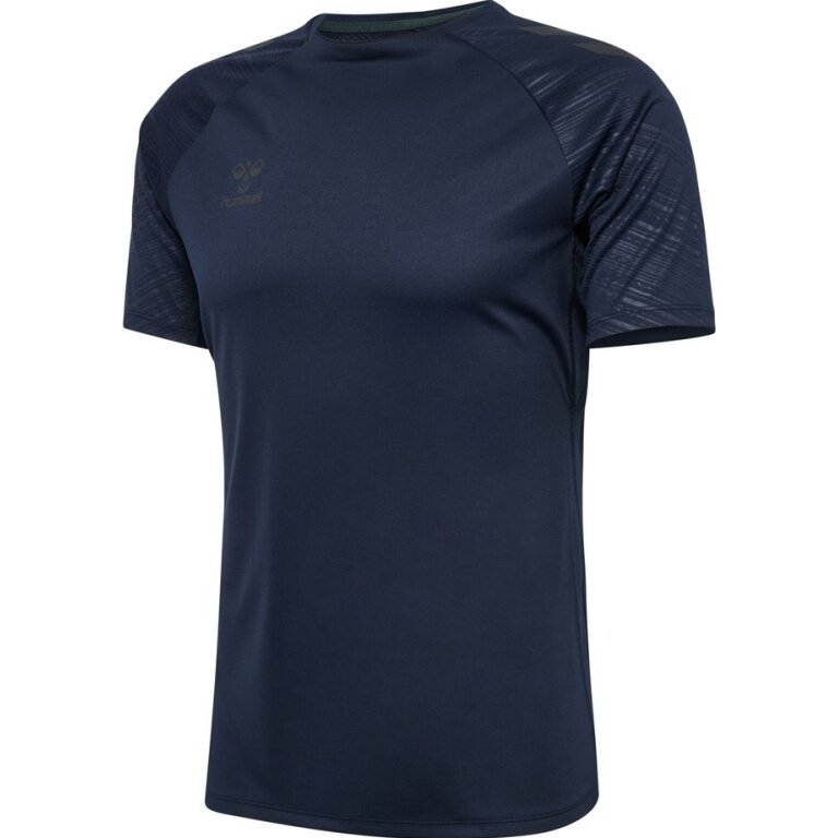 hummel Sport-Tshirt hmlPRO Training Jersey (hohe Atmungsaktivität, schnelltrocknend) marineblau Herren