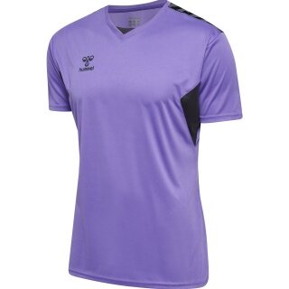 hummel Sport-Tshirt hmlAUTHENTIC Jersey (100% Polyester) Kurzarm violett/schwarz Herren